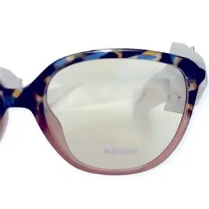 QUAY Call Me Blue Light Glasses Multi Blue Tortoise Pink Frame Bluelight Lens Quay Australia | Accessories | Quay Call Me Blue Light  main image 2